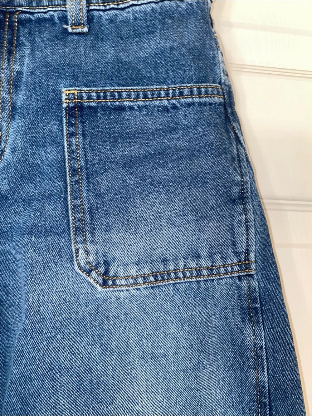 Justice Girls Blue Relaxed Barrel Jeans